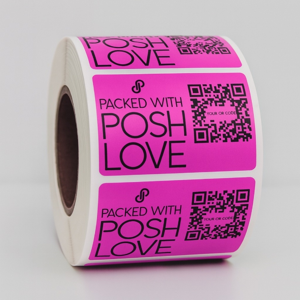 Custom Closet Name Sticker 2.25″×1.25″ Personalized QR-Code Labels